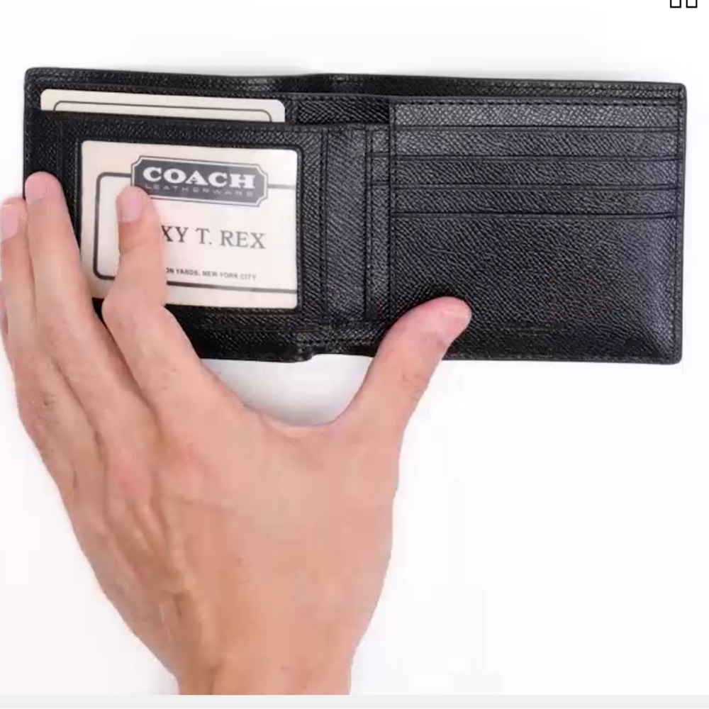 COACH 3 In 1 Leather Wallet - Picture 4 of 9